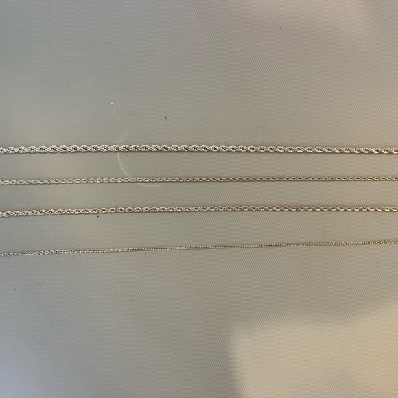 Gold Rope Chain Stack Crafts London Two 20” Two 18” - Picture 3 of 5